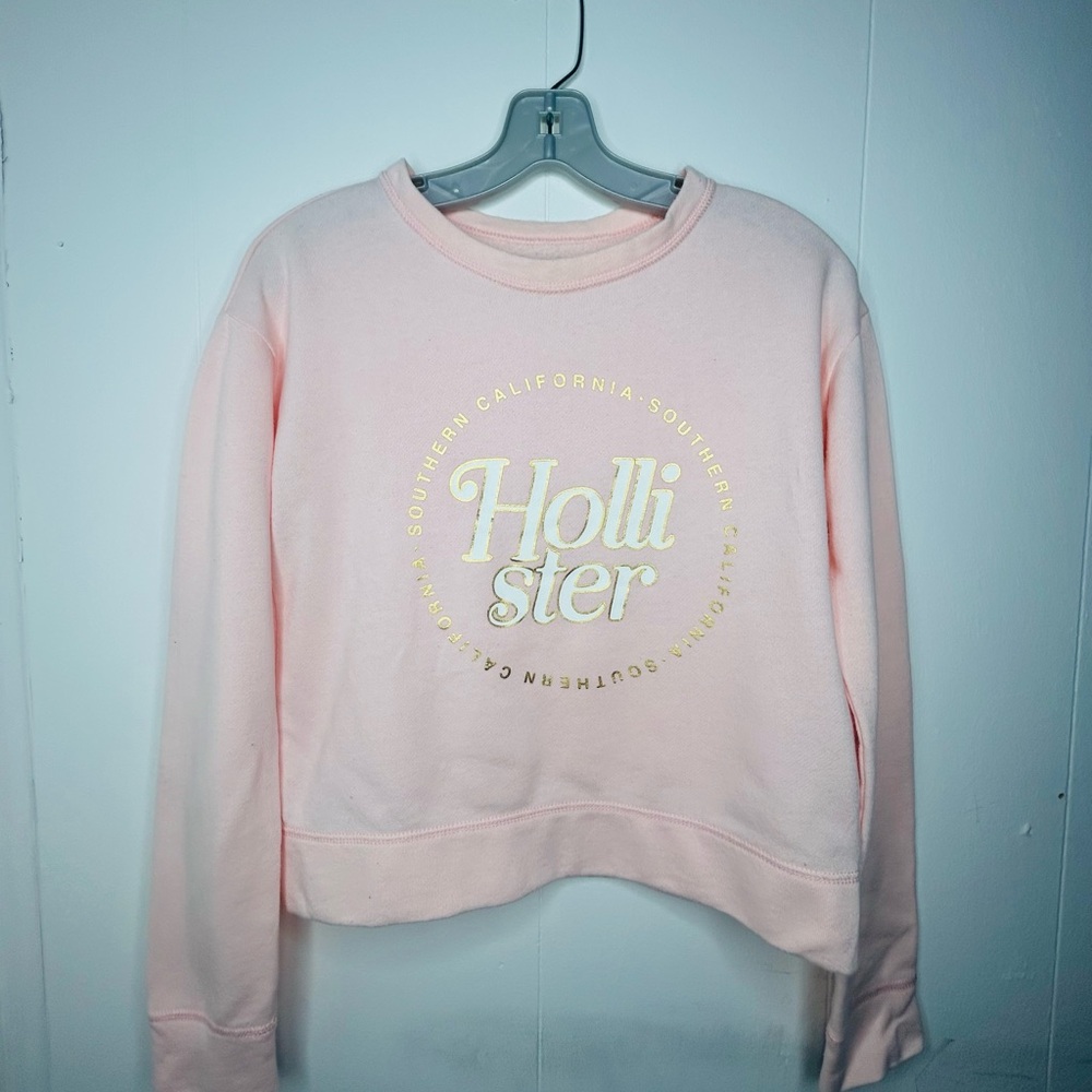 Hollister Pink Crew Neck Sweater